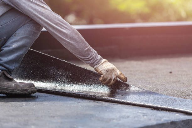 Professional Basement Waterproofing technician working in Norwood, OH